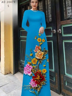vai ao dai dao cuc don xuan (4)